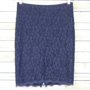 DVF Diane Von Furstenberg Scotia Lace Pencil Skirt size 6